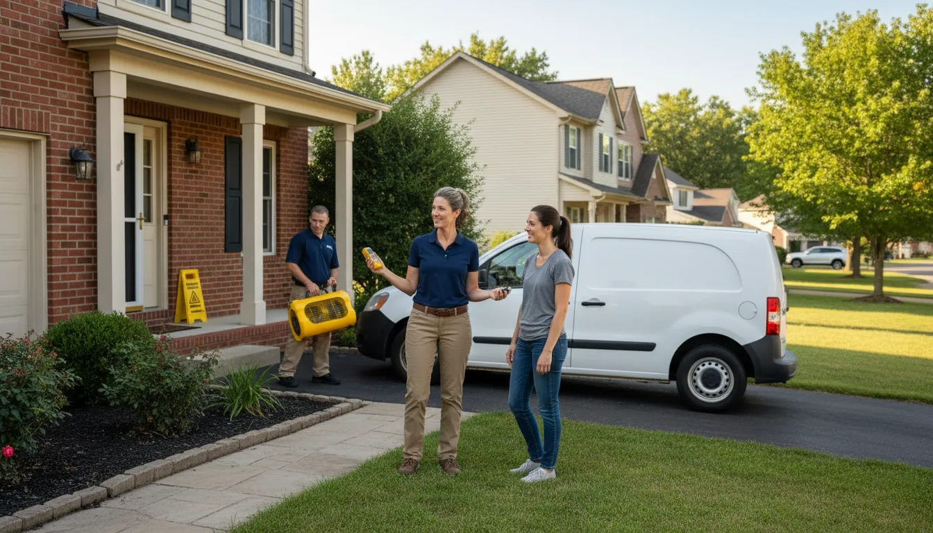 Water restoration image for Water Damage & Restoration Services in Currie, MN